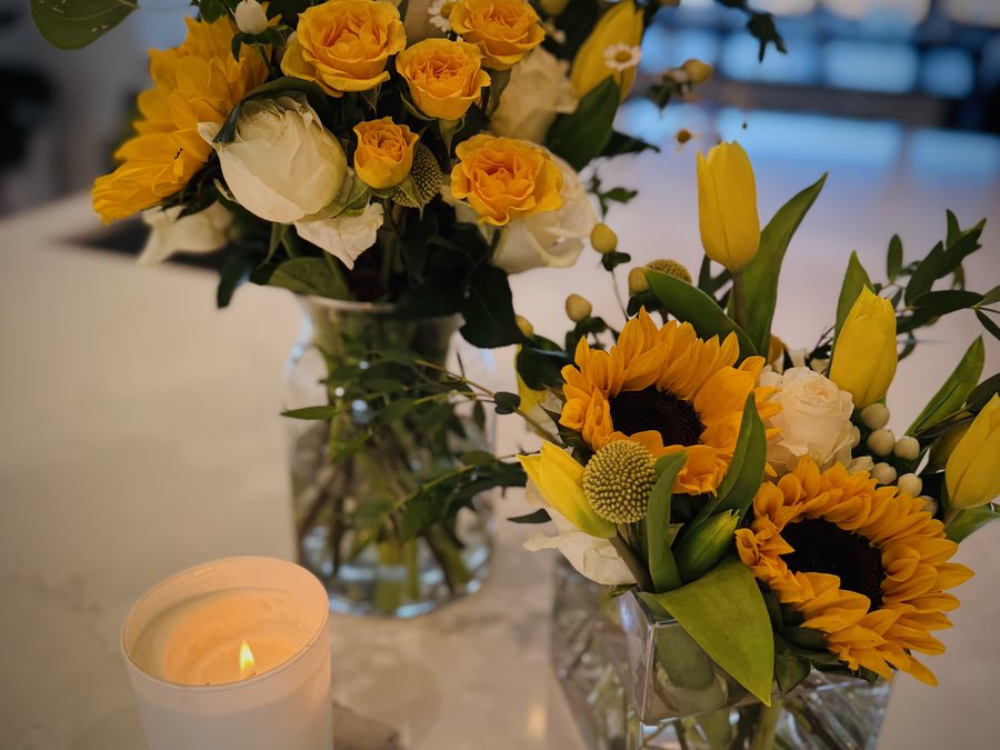 Seasonal Gatherings — a centerpiece styled for the table