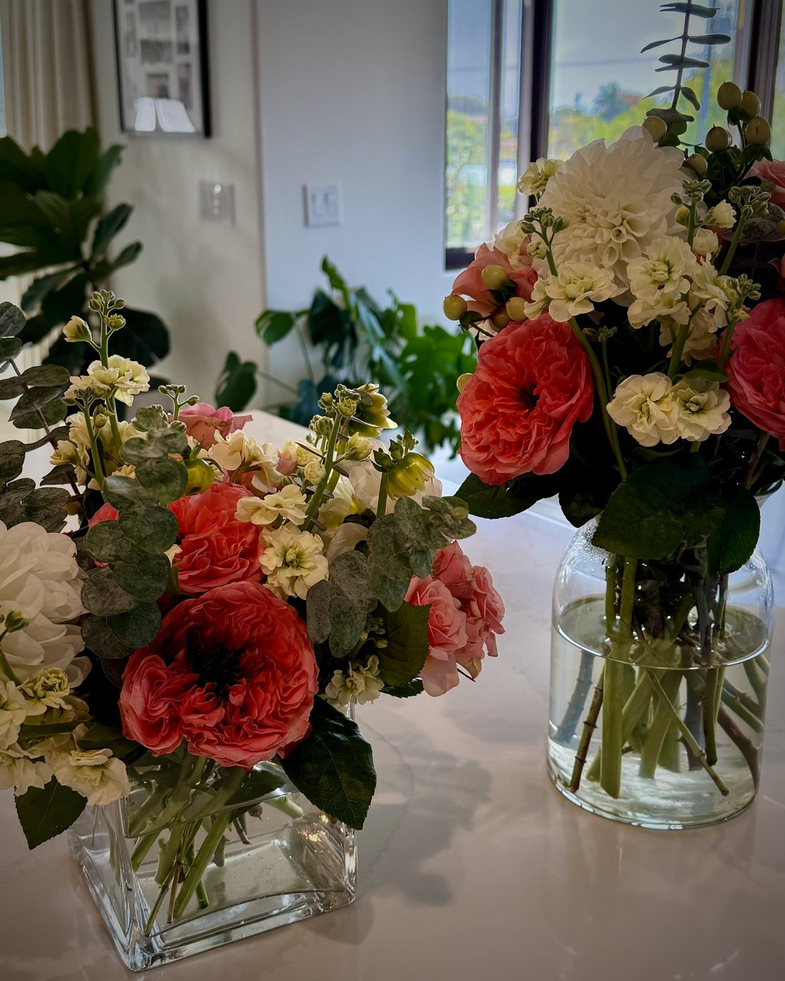 A Bloom Ritual seasonal arrangement in the home